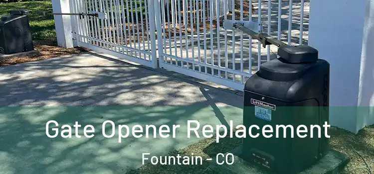 Gate Opener Replacement Fountain - CO